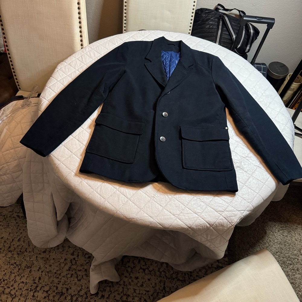 Black Rivet Men's Navy Blue Blazer